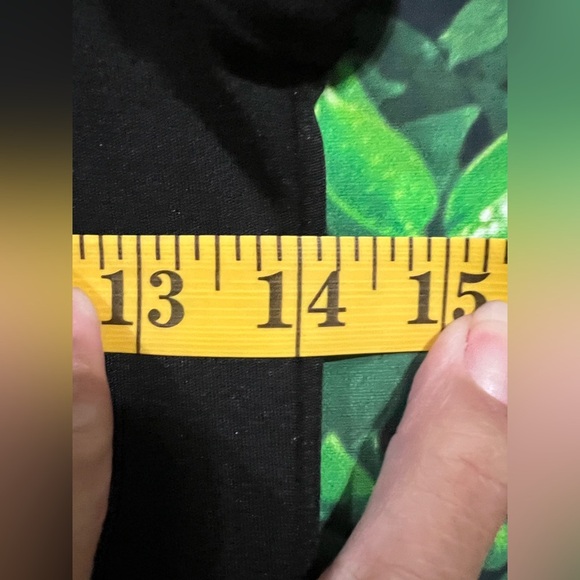 NWOT Black Beaded long gown with sweetheart neckline and knee high slit - Picture 7 of 8